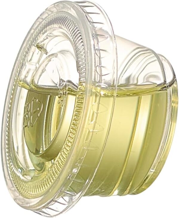 0.75-1 Oz Portion Cup Lid Clear Plastic 2500/case)