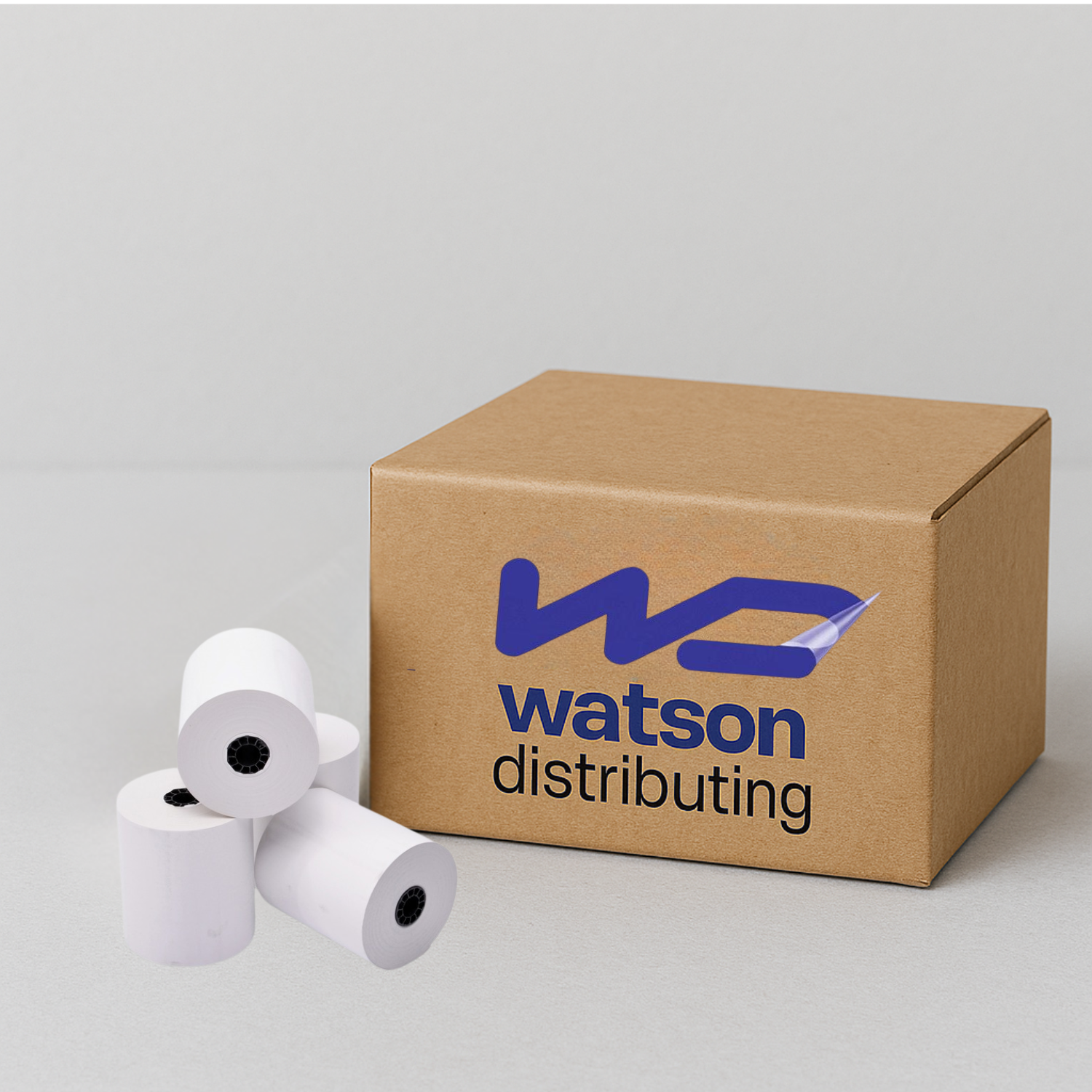 Watson Distributing 3 1/8" x 220' Thermal Receipt Paper Rolls, 5 Rolls/Case - Image 5