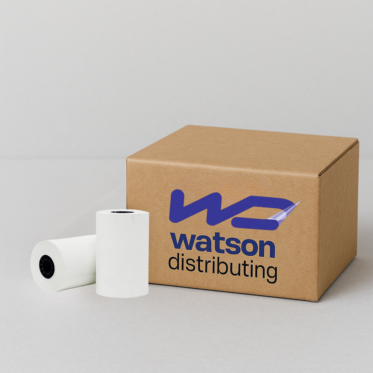 Watson Distributing 3 1/8" x 90' Thermal Receipt Paper Rolls, 50 Rolls/Case - Image 6