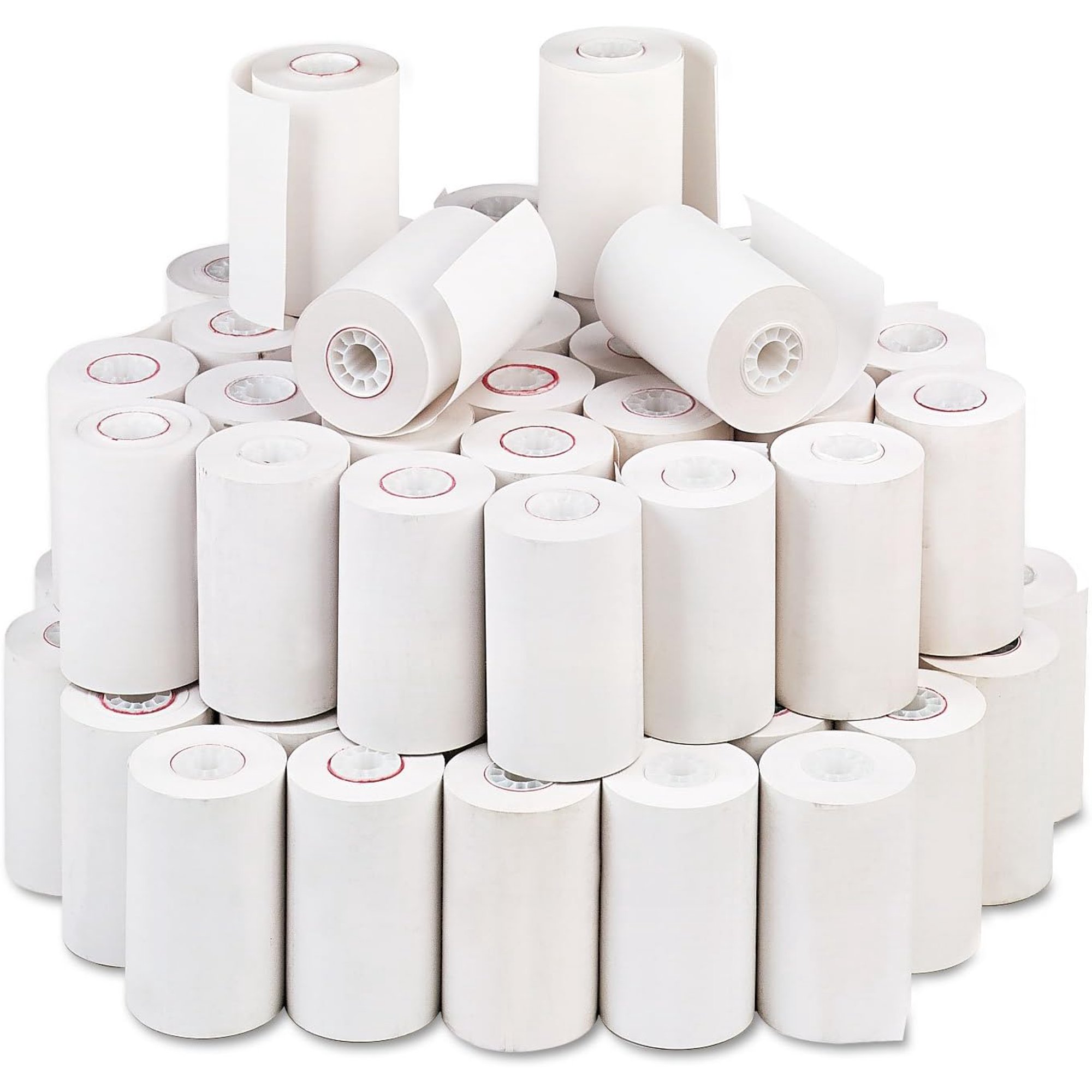 Watson Distributing 3 1/8" x 90' Thermal Receipt Paper Rolls, 50 Rolls/Case - Image 5