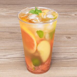 24 Oz Clear Pet Plastic Cold Cup 600/case)