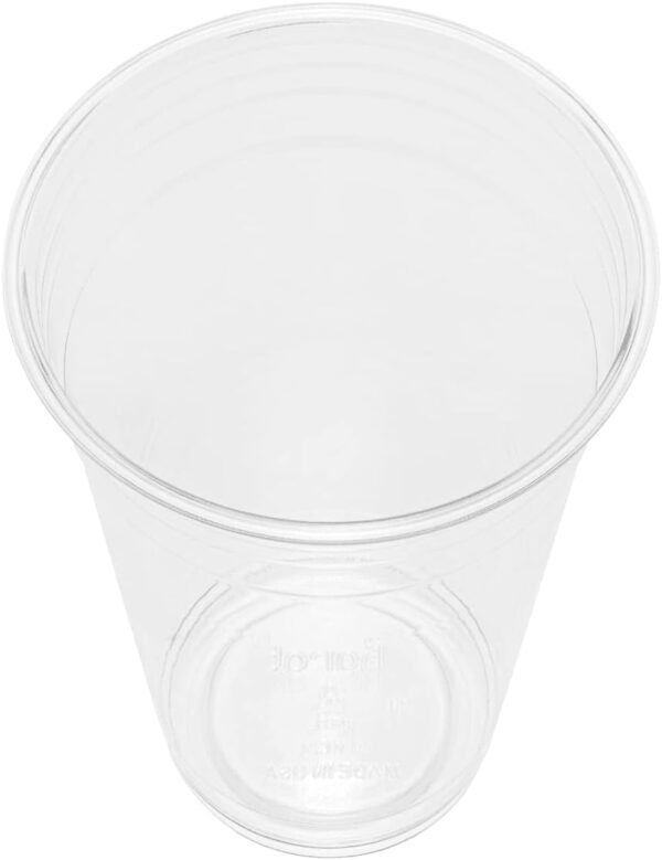 24 Oz Clear Pet Plastic Cold Cup 600/case)