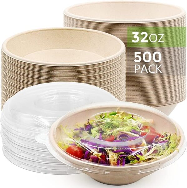 32 Oz Bowl Bagasse 500/case)