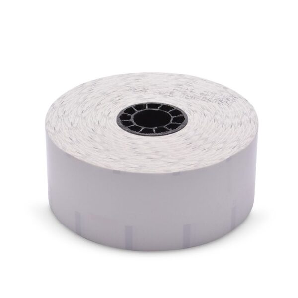 40 mm x 375 ft Iconex Sticky Media Ultra-Lite, 12 per Carton, 55 GSM Facestock, 100 mm OD, 1 in Sense Mark Repeat