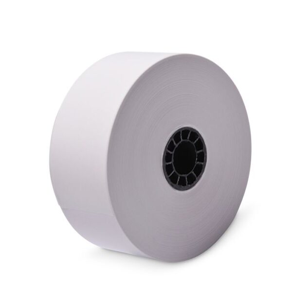 40 mm x 270 ft Iconex Sticky Media Full-Tack, 12 per Carton, 80 GSM Facestock, 100 mm OD, No Sense Mark