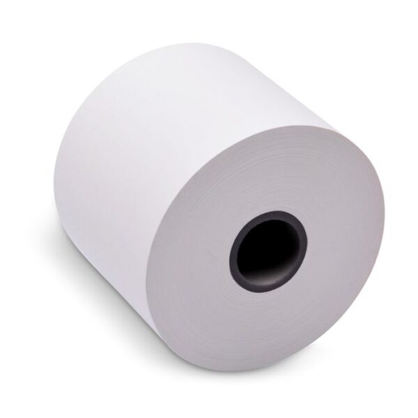 4 in x 400 ft Iconex Sticky Media Zero, 8 per Carton, 80 GSM Facestock, 127 mm OD, No Sense Mark Repeat
