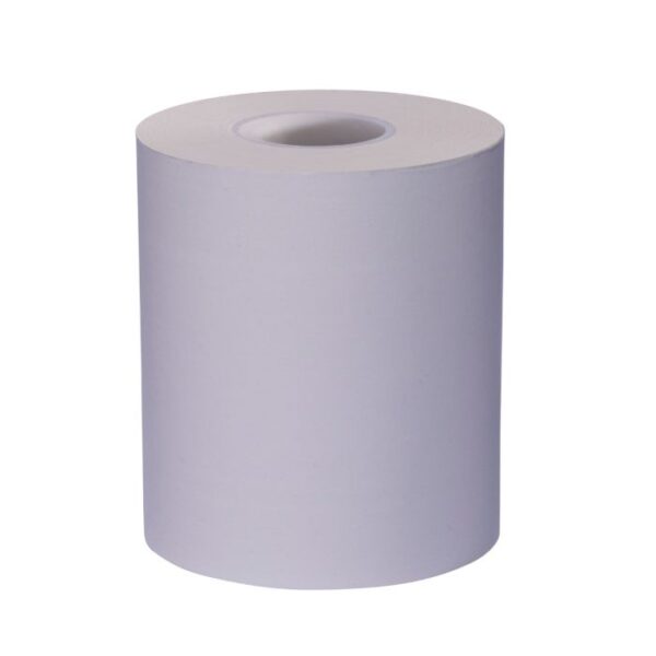 80 mm x 160 ft Iconex MAXStick®2GO, 24 per Carton, 55 GSM Facestock, 70 mm OD, No Sense Mark