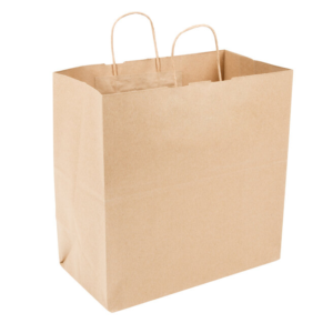 13" X 7" X 13" Paper Shopping Bag With Handle White 250/case