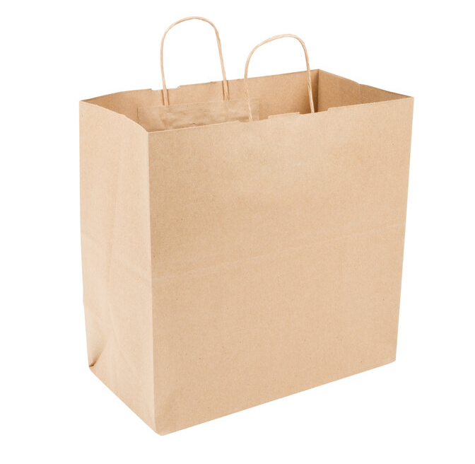 13" X 7" X 13" Paper Shopping Bag With Handle White 250/case