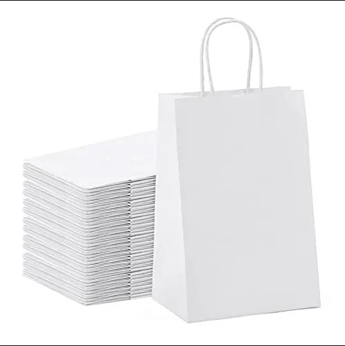 #2 Round Handle Paper Shopping Bag 9.6" X 5.3" X 13.4" 250/case - Image 4