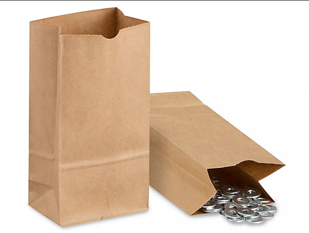 2 Lb Brown Paper Bag 4-5/16" X 7-7/8" X 2-7/16" 500/Bundle - Image 4