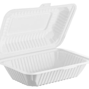 9" X 6" Clamshell MFPP Container Center Slide 150/case