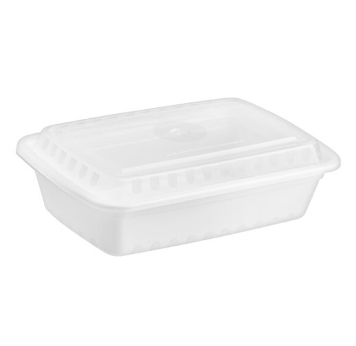 38 OZ Rectangular Microwaveable Container With Lid 150/case - Image 3