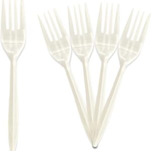 Medium Weight Plastic Fork White 1000/case