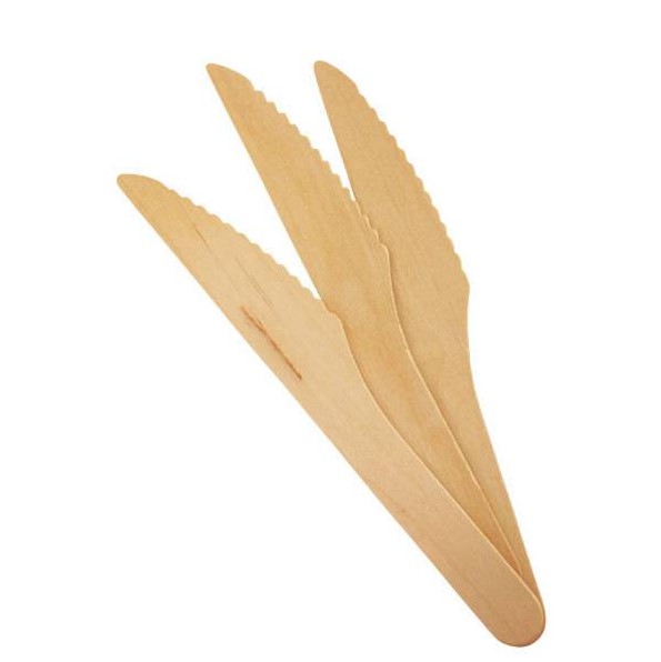 Natural Wooden Knife 6.38" 1000/case - Image 5