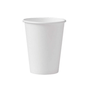 12 oz Premium Single Wall Leak-Free Paper Cup - 1000 Count Leakproof Recyclable White Disposable Hot Cups