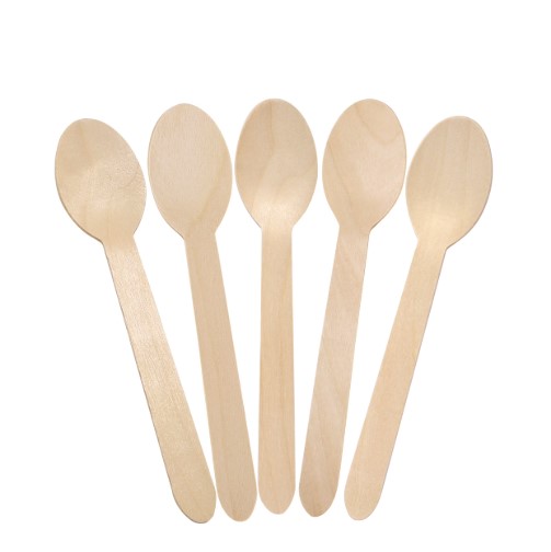 Natural Wooden Spoon 6.25" 1000/case - Image 5