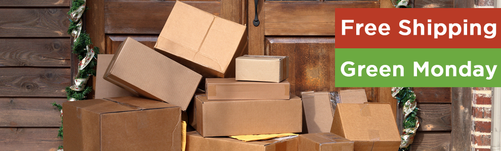 Green Monday and Free Shipping Day