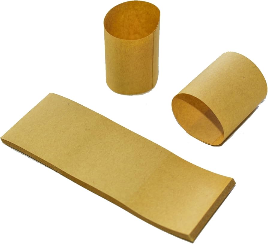 Watson Distributing Natural Kraft Self-adhering Paper Napkin Band 4.25" X 1.5" 2000/case - Image 3