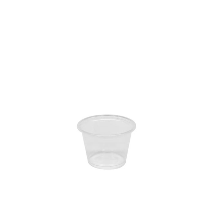 Watson Distributing 0.75 Oz Portion Cup with Lids Clear 2500/Case - Image 5