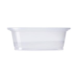 Watson Distributing 1 Oz Portion Cup with Lids Clear 2500/Case