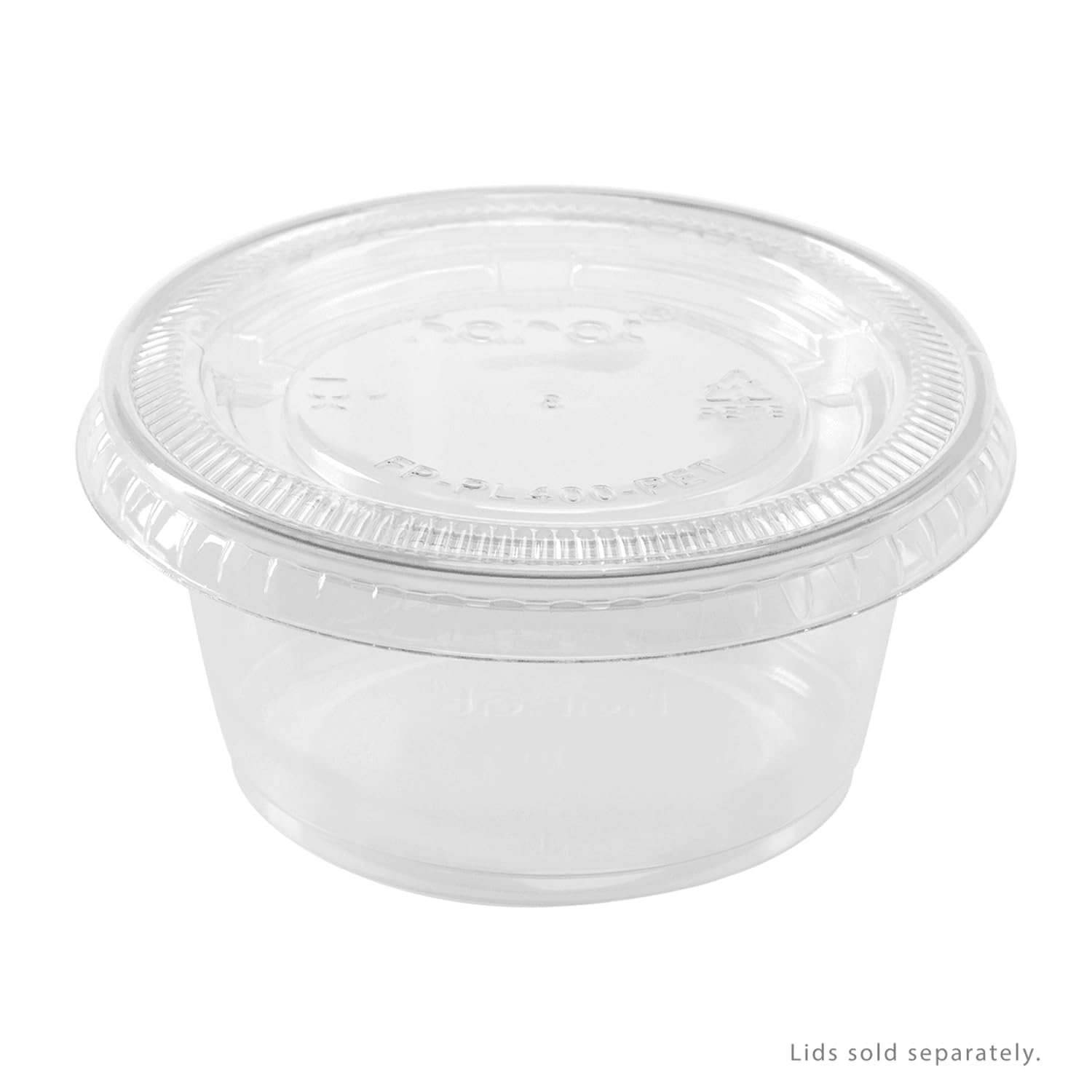 Watson Distributing 4 Oz Portion Cup with Lids Clear 2500/Case - Image 4