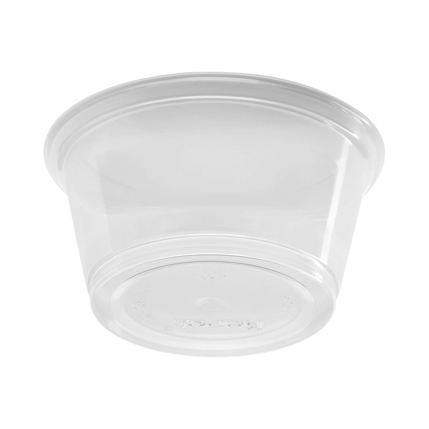 Watson Distributing 3.25 Oz Portion Cup with Lids Clear 2500/Case - Image 3