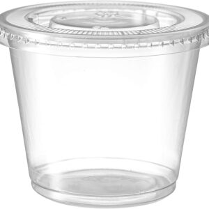 Watson Distributing 5 Oz Portion Cup with Lids Clear 2500/Case