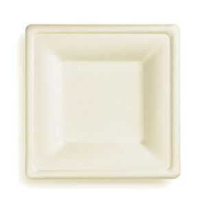 6" Plate Square Bagasse 400/case