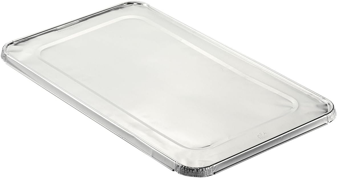 Watson Distributing Full Size Foil Steam Table Pan Lid 50/Case - Image 3