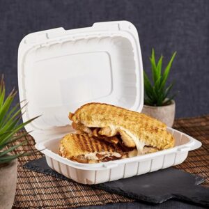 9" X 6" Clamshell Mfpp Container Corner Lock 200/case)