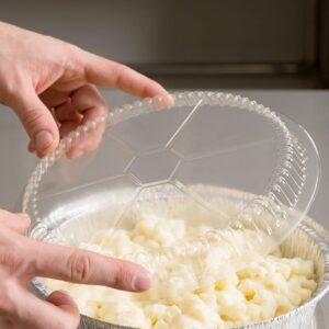 9" Clear Round Plastic Dome Lid 500/case)