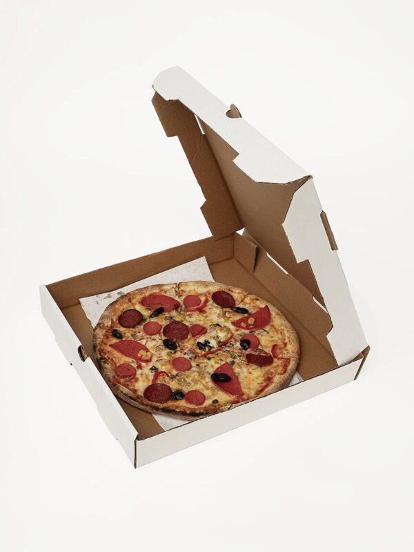 14" X 14" X 2" Corrugated Pizza Box 50/case)