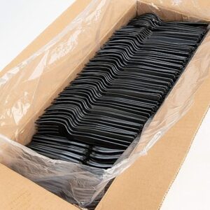 Heavy Weight Fork Plastic Black 6.75" 1000/case)