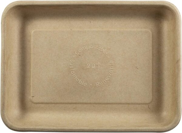 12" X 16" Molded Fiber/pulp Rectangle Tray 100/case)
