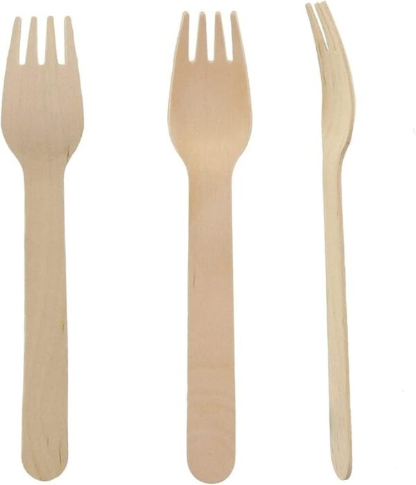 Natural Wooden Fork 6.25" 1000/case)