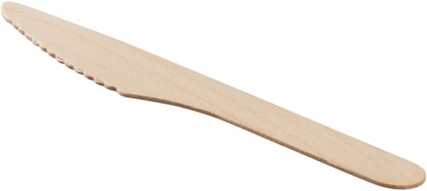 Natural Wooden Knife 6.38" 1000/case)