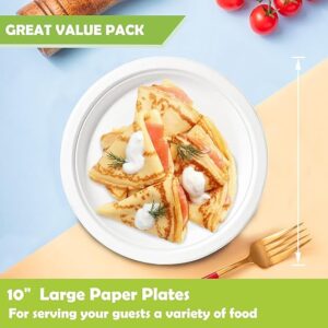 10" Plate Round Bagasse 500/case)