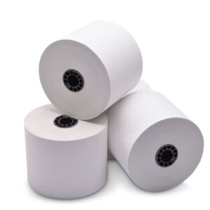 58 mm x 270 ft Iconex Sticky Media™ Bag Label, 12 per Carton, 80 GSM Facestock, 100 mm OD, Sense Mark