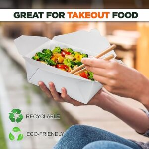 #4 Take-out Container Microwaveable Folded Paper 8.75" X 6.5" X 2.5" 160/case
