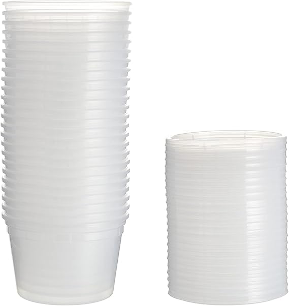 16 Oz Translucent Round Deli Container With Lid Combo 240/case)