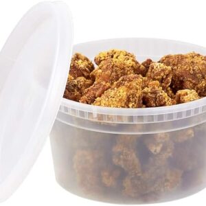 12 Oz Translucent Round Deli Container With Lid Combo 240/case)