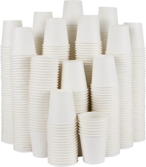 3 OZ WHITE POLY PAPER COLD CUP 500/CASE)